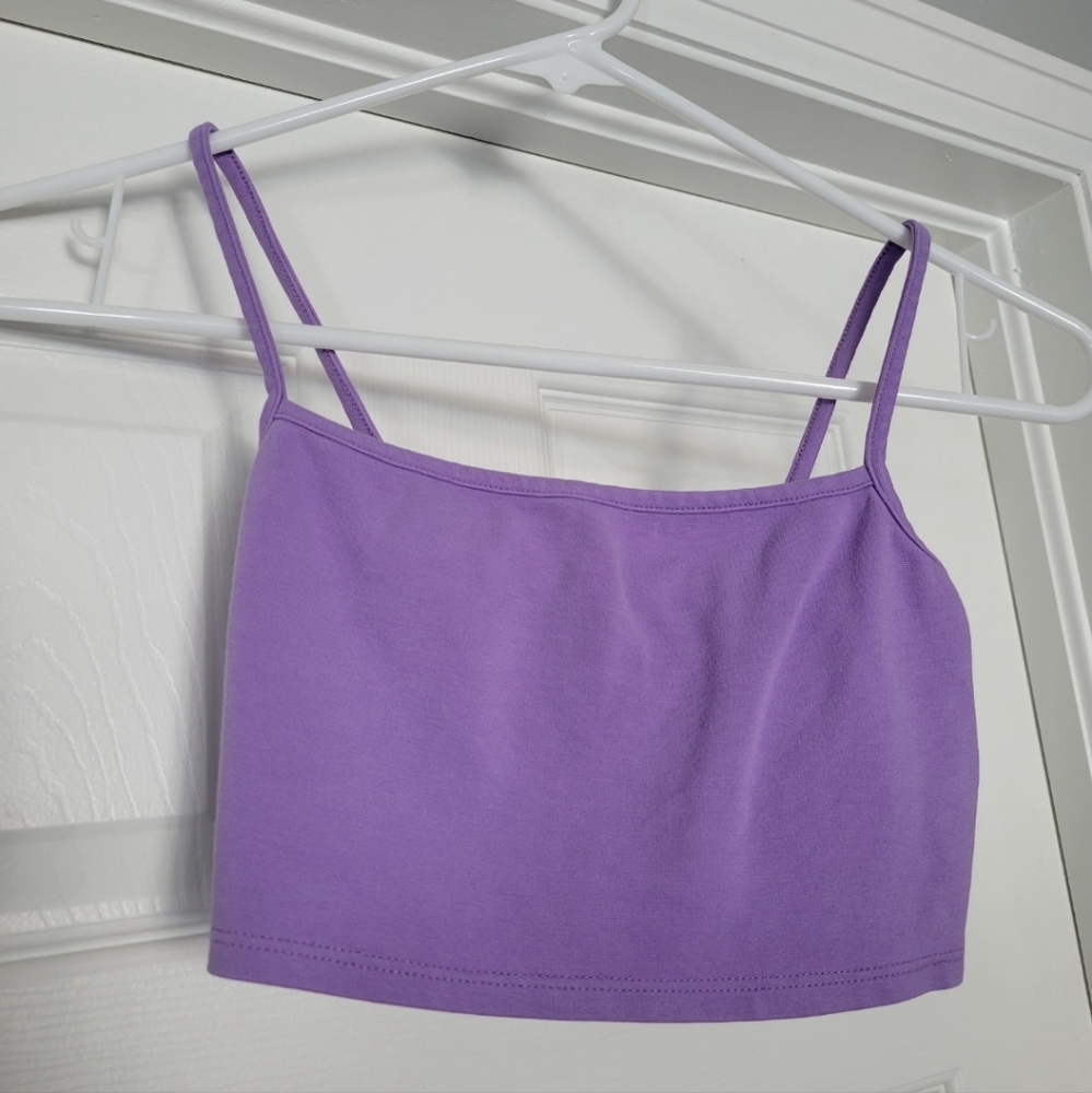 Purple Crop Top. Size Small.